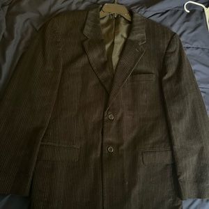 Soft corduroy Navy blue blazer by Alan Flusser XL tall, great condition